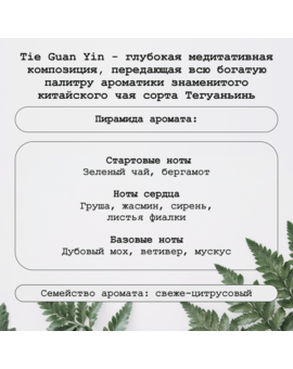 Духи унисекс Tie Guan Yin, изображение 2